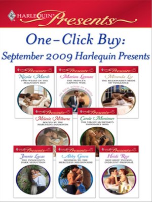 cover image of September 2009 Harlequin Presents